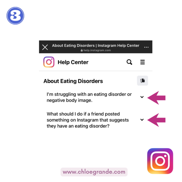 Eating disorders and social media - Reporting on Instagram