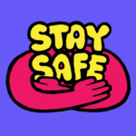 Eating disorders and social media reporting - Stay safe GIF of arms hugging