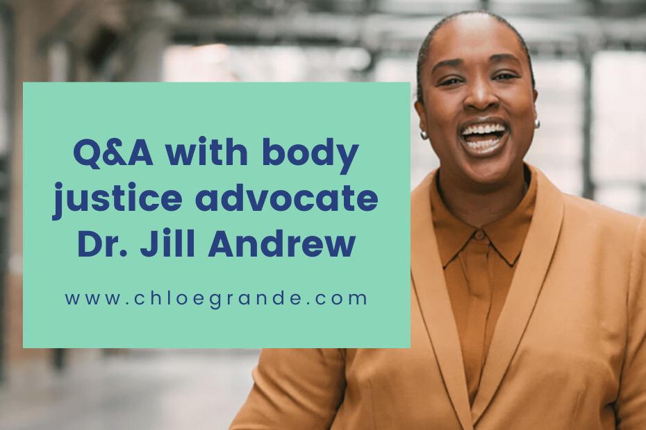 Eating disorder awareness - Q&A with body justice advocate Dr Jill Andrew