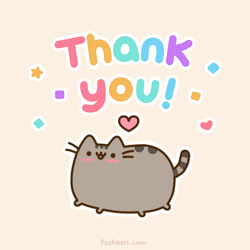 Cat saying thank you